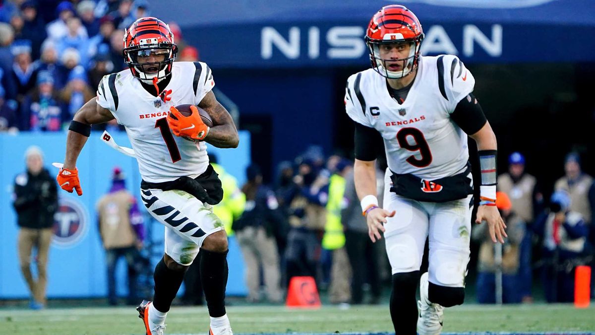 Joe Burrow showed up to AFC Championship rocking custom chain