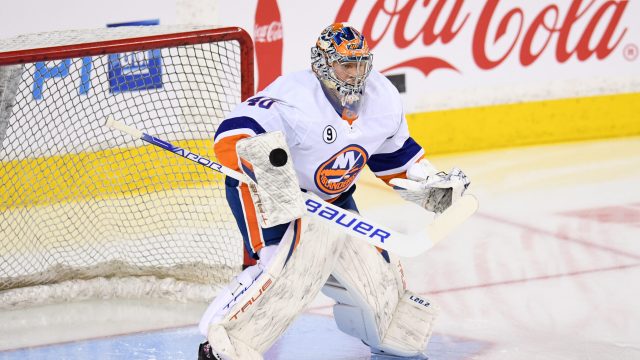 NHL: New York Islanders at Calgary Flames