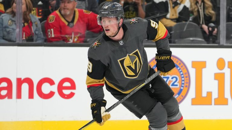 Vegas Golden Knights forward Jack Eichel