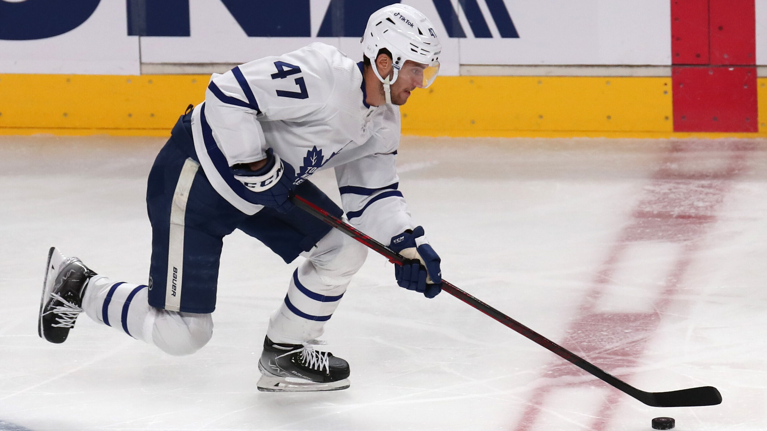 Pierre Engvall and Travis Dermott Join Morning Skate, Engvall in vs. Caps