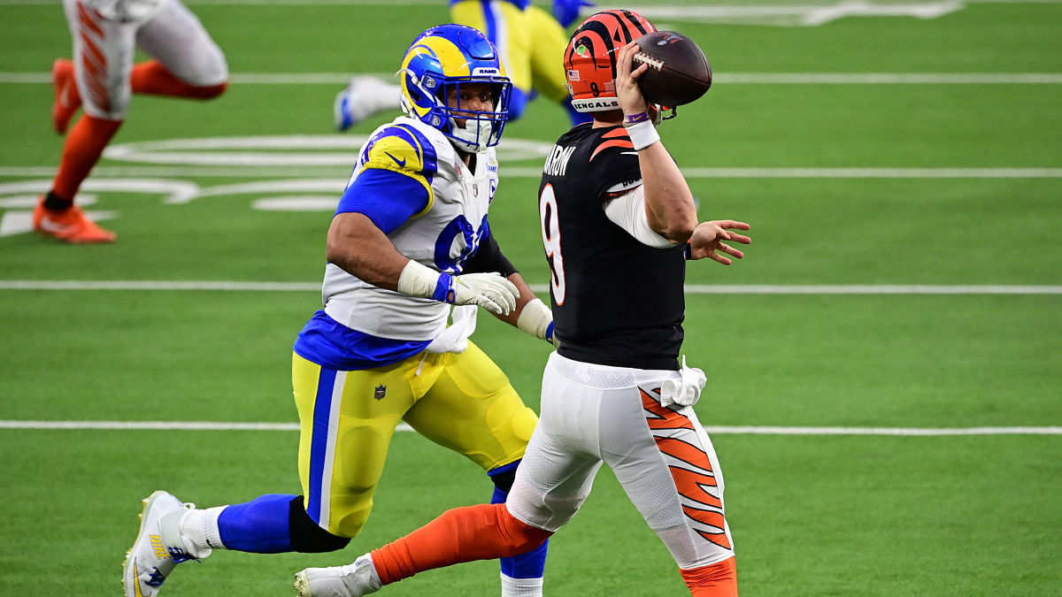 Aaron Donald was really the Rams' MVP in Super Bowl win over Bengals - The  Boston Globe