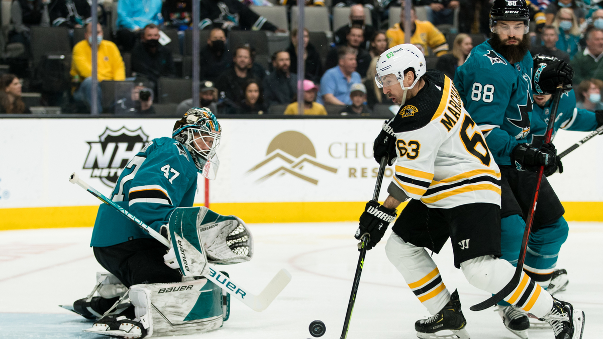 Ford Final Five Facts: Brad Marchand Has Three-Point Night Vs. Sharks