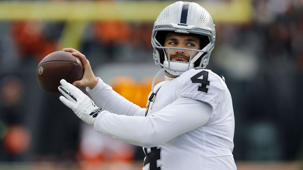 Derek Carr, at Pro Bowl Games, jokes about career with Raiders