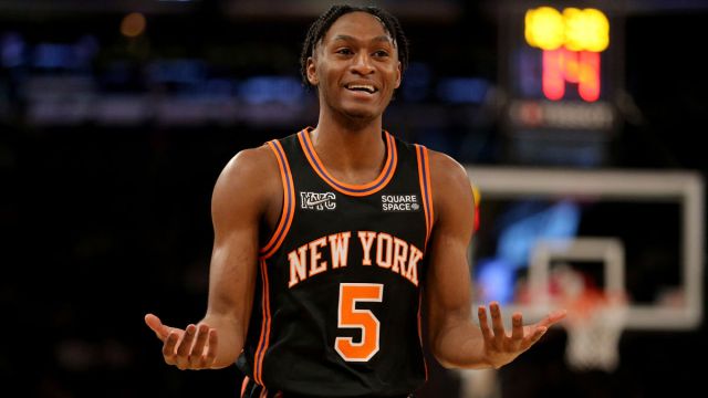 New York Knicks guard Immanuel Quickley