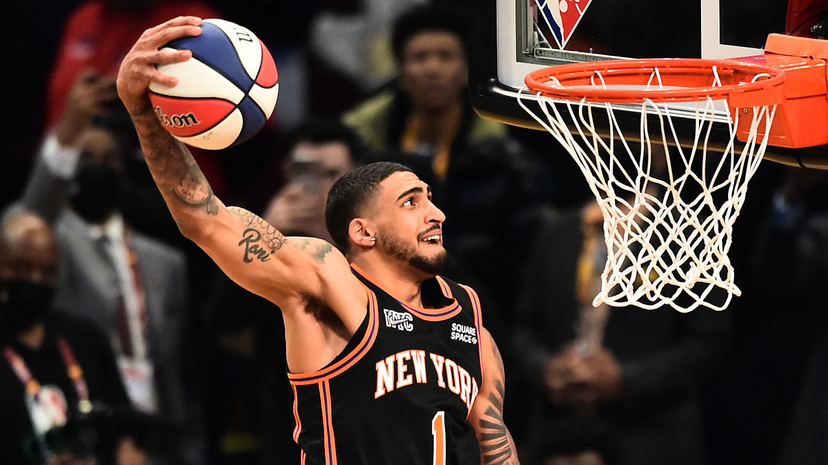 Knicks' Obi Toppin wins NBA Slam Dunk Contest