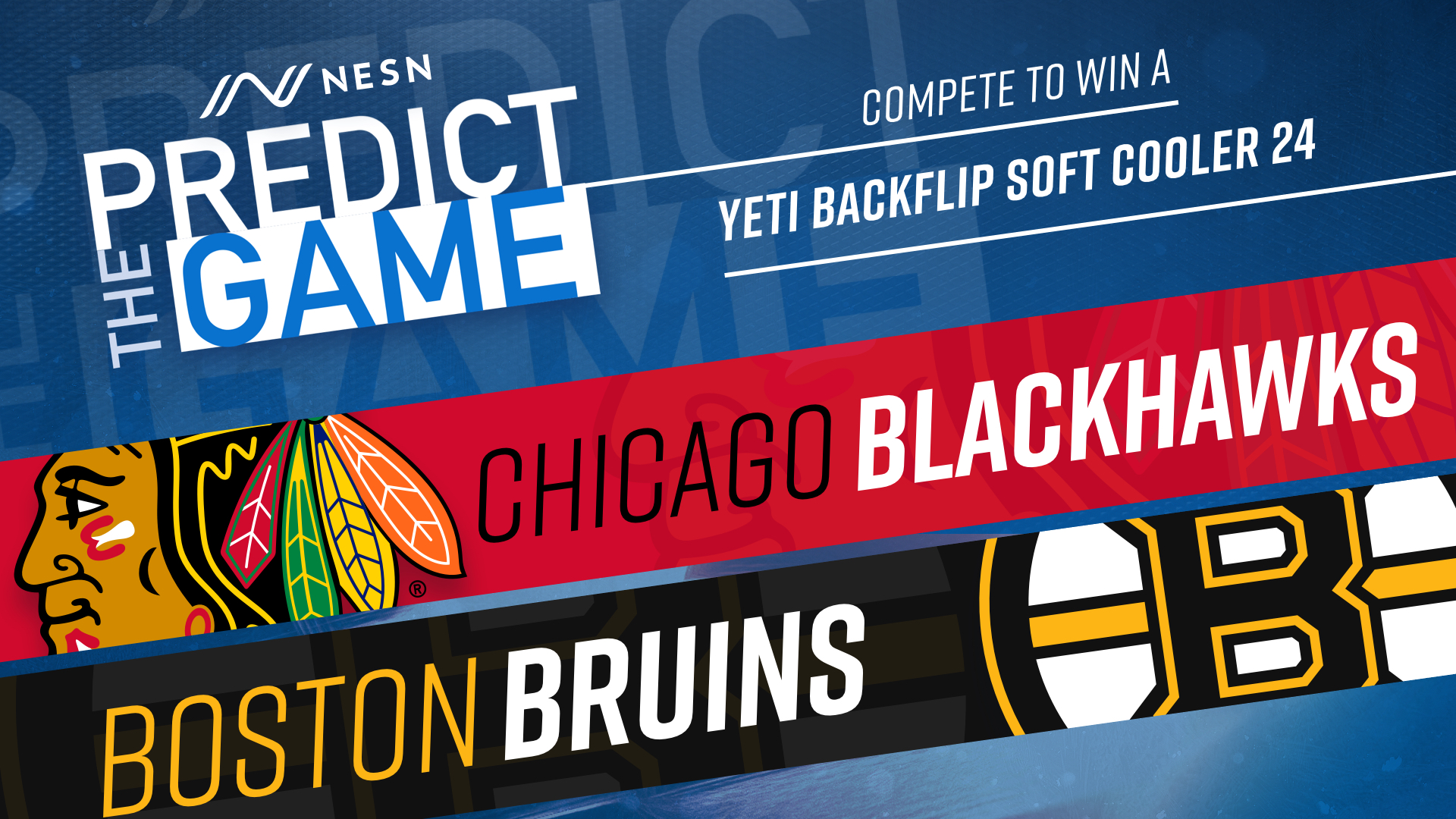 Play ‘Predict The Game’ During Bruins-Blackhawks To Win Yeti Cooler