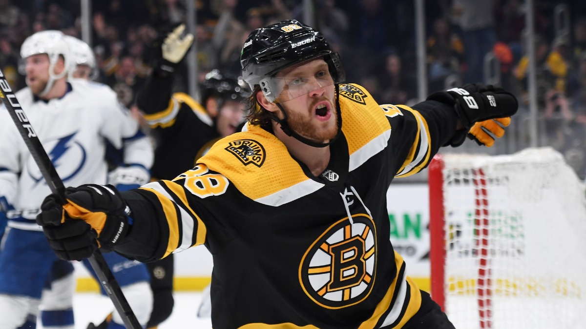 Bruins Wrap: David Pastrnak Scores Hat Trick For Win Vs. Lightning