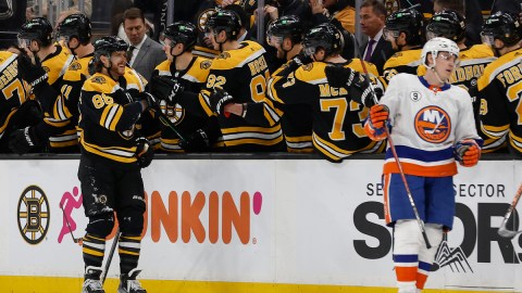 Boston Bruins forward David Pastrnaak