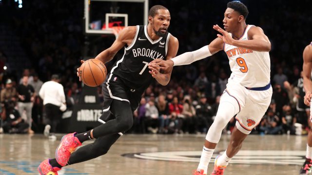 NBA: New York Knicks at Brooklyn Nets