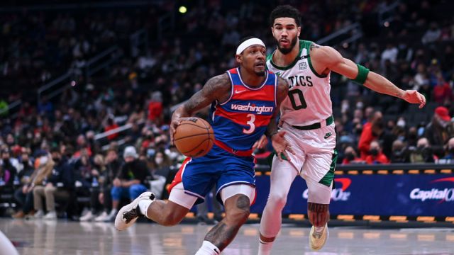 Washington Wizards guard Bradley Beal, Boston Celtics forward Jayson Tatum