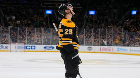 Boston Bruins defenseman Brandon Carlo