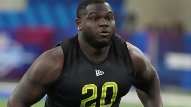 Louisiana State offensive lineman Chasen Hines
