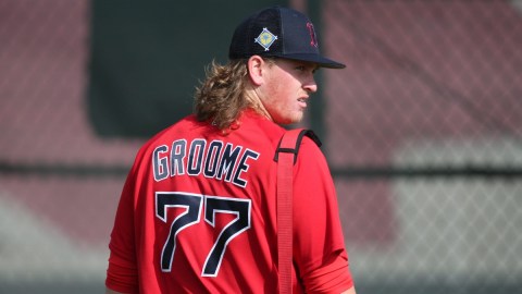 Boston Red Sox pitcher Jay Groome