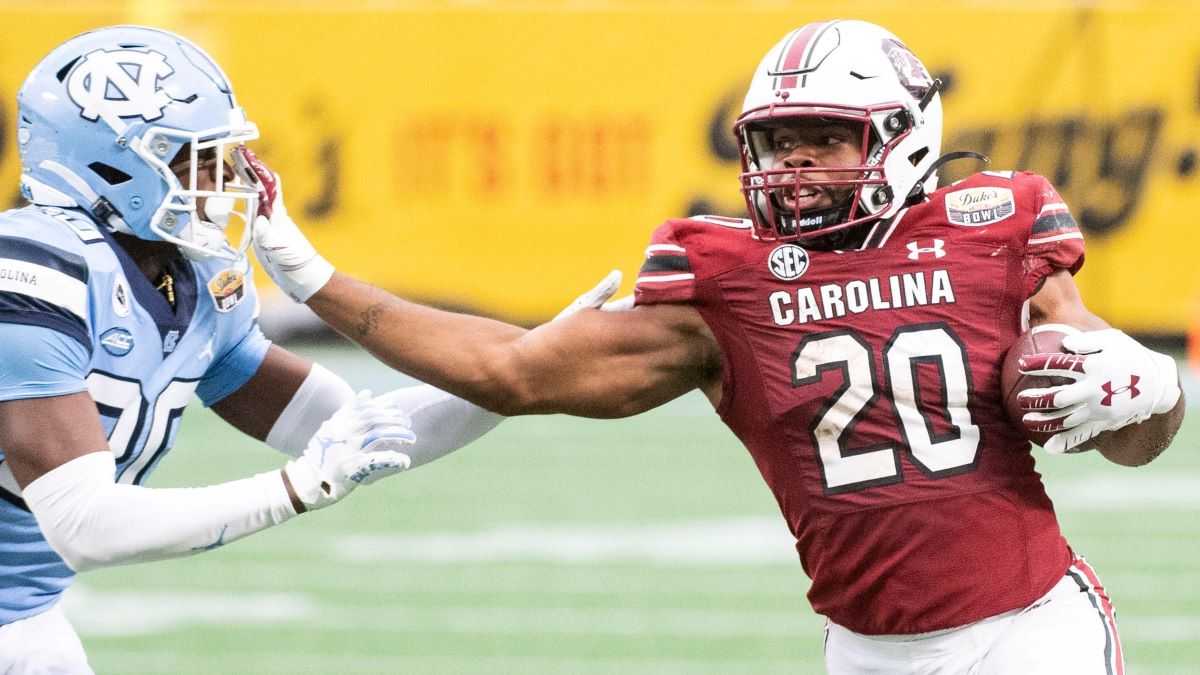 New England Patriots pick South Carolina's Kevin Harris in NFL Draft