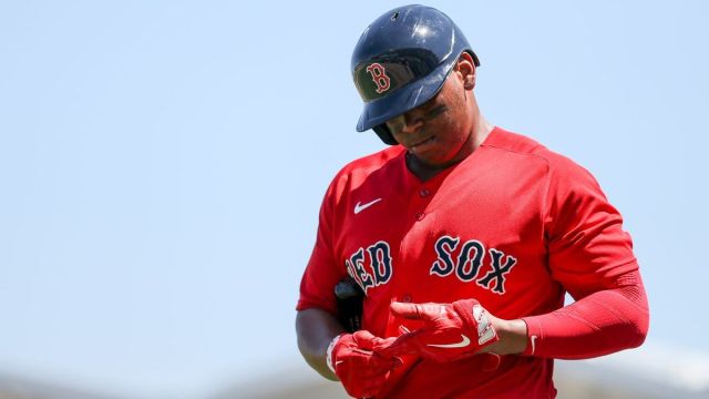 Boston Red Sox third basemen Rafael Devers