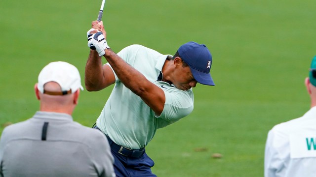 Professional golfer Tiger Woods
