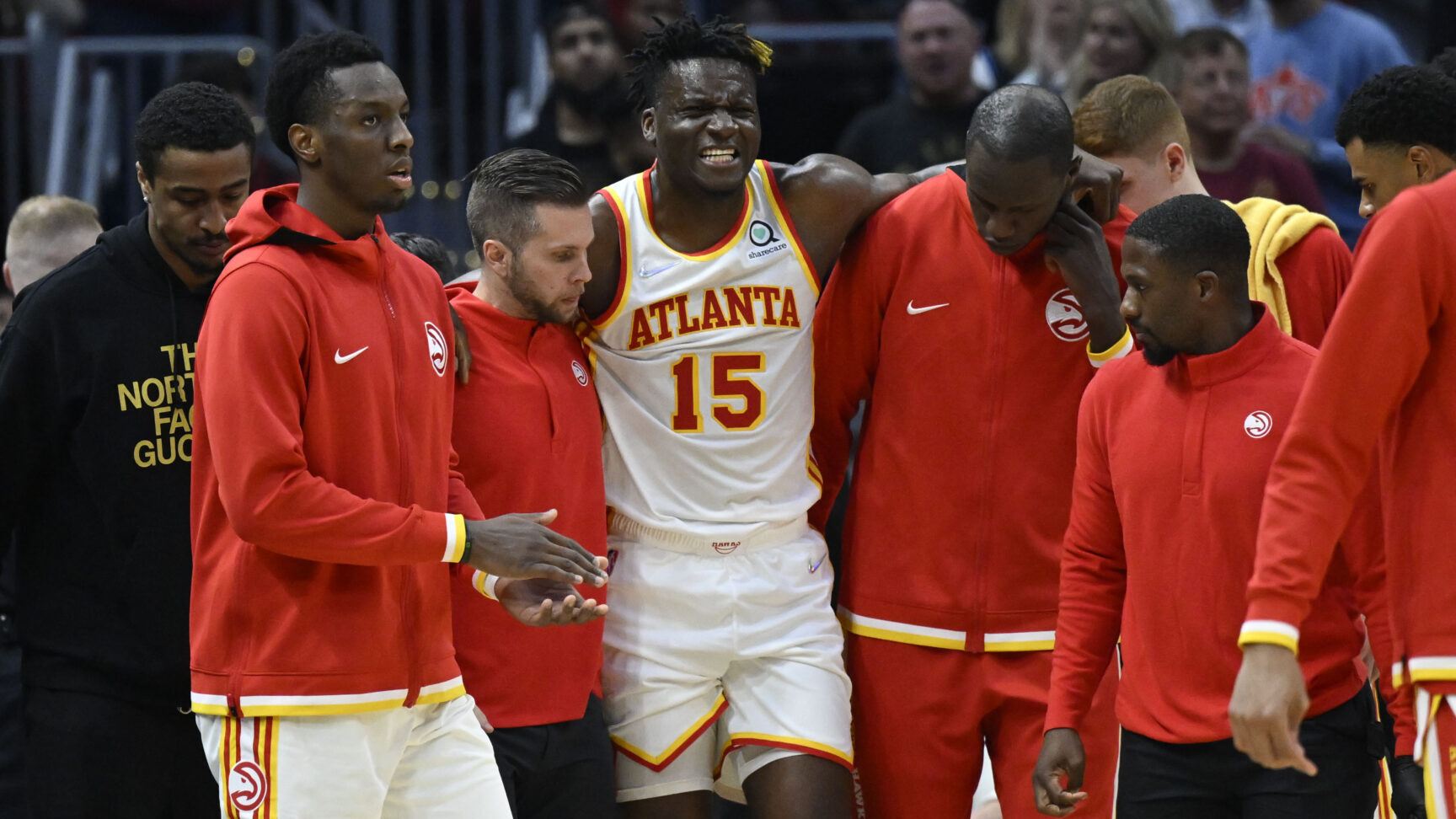 Hawks Center Clint Capela Will Have Knee Injury Re-evaluated