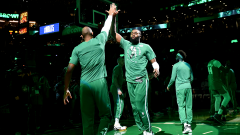 Boston Celtics forward Al Horford and guard Jaylen Brown