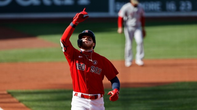Boston Red Sox left fielder Alex Verdugo