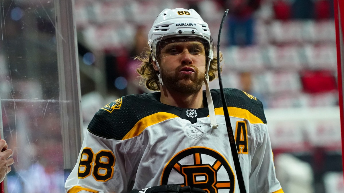 David Pastrnak Arrives In Style, Records Hat Trick For Bruins' Game 1 Vs.  Islanders - CBS Boston