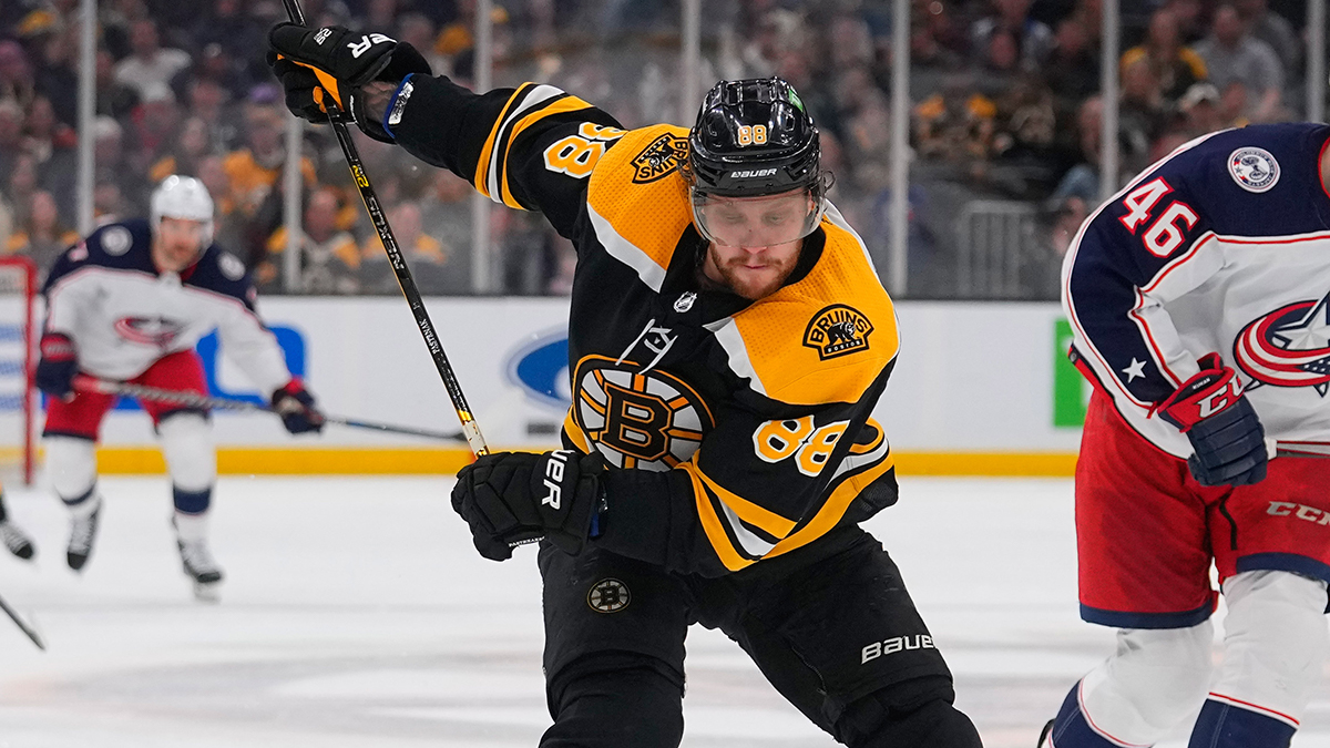 David Pastrnak gets a gross surprise before the Winter Classic. - HockeyFeed