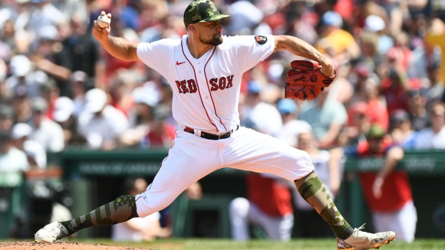 Boston Red Sox pitcher Nathan Eovaldi