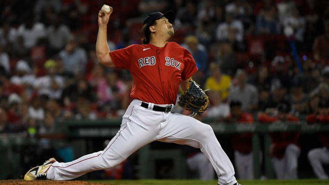 Boston Red Sox pitcher Hirokazu Sawamura