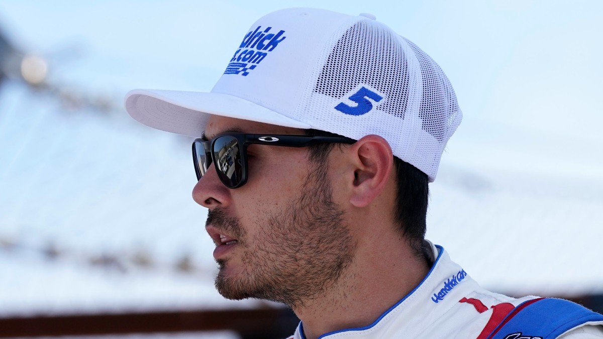 kyle larson golfer hat