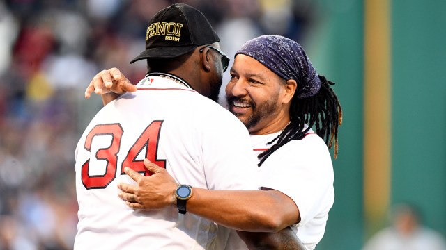 Boston Red Sox legends David Ortiz and Manny Ramirez