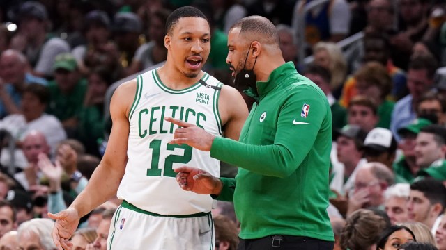 Boston Celtics head coach Ime Udoka and forward Grant Williams