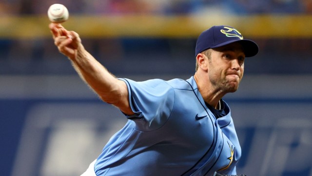 Tampa Bay Rays relief pitcher Jason Adam