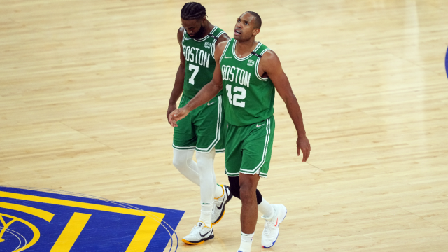 Boston Celtics guard Jaylen Brown and forward Al Horford