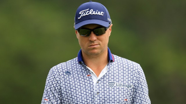 Professional golfer Justin Thomas
