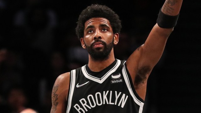 Brooklyn Nets post guard Kyrie Irving
