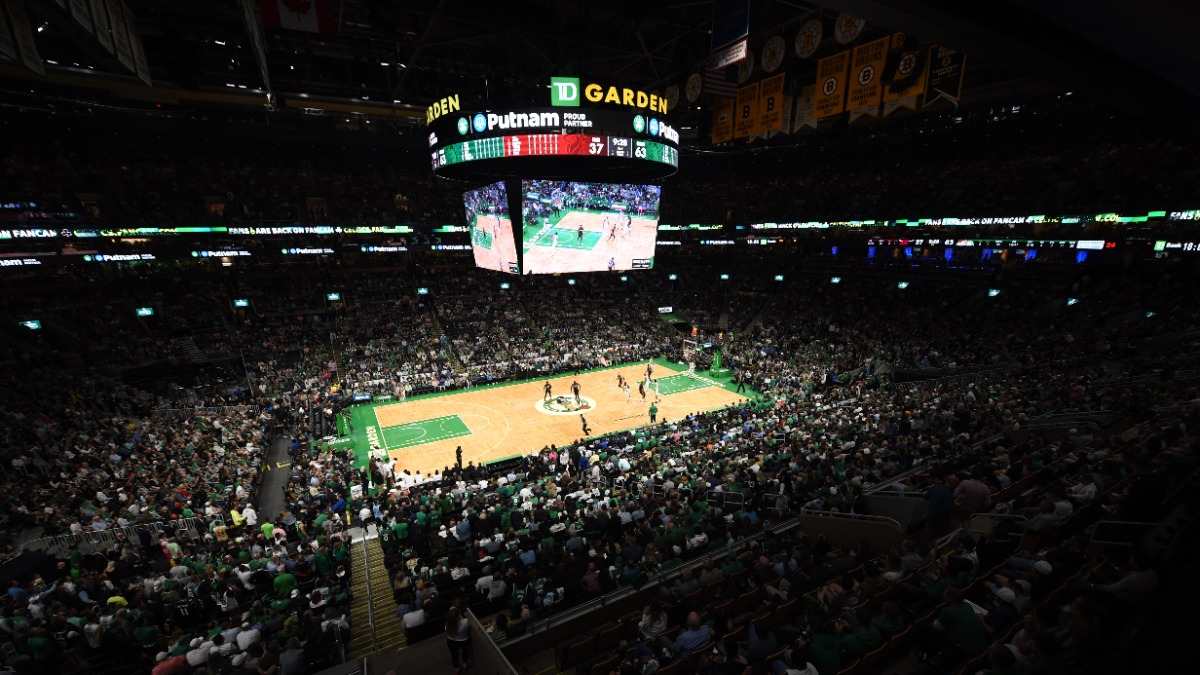 Living it up at TD Garden #foryou #nba #nbabasketball #basketball #cel