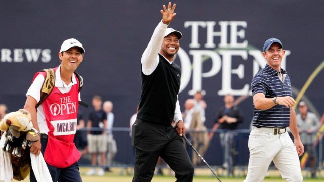 British Open: Tiger Woods, Rory McIlroy
