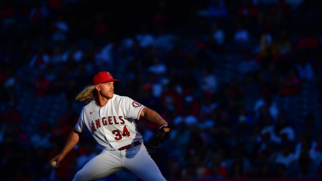Los Angeles Angels pitcher Noah Syndergaard