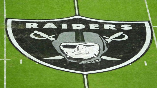 Las Vegas Raiders 50-yard line logo