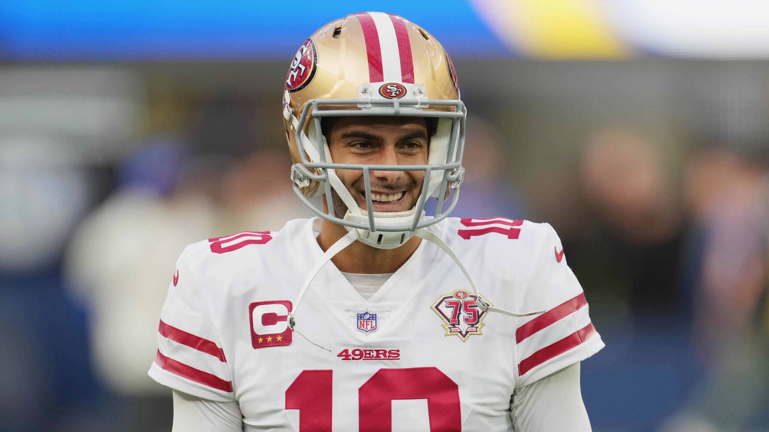 Jimmy Garoppolo's agent says QB 'on schedule' in shoulder rehab