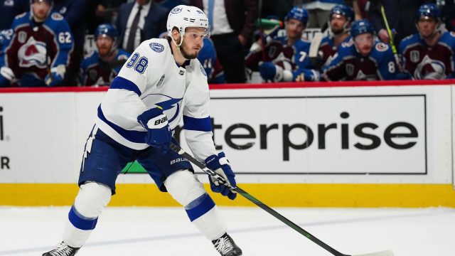 NHL: Stanley Cup Playoffs-Tampa Bay Lightning at Colorado Avalanche