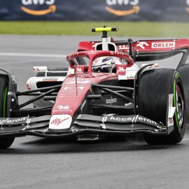 Alfa Romeo driver Zhou Guanyu