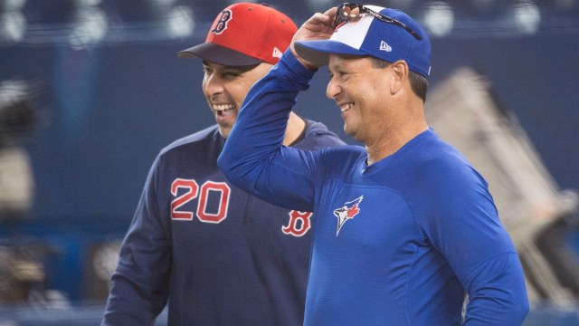 Boston Red Sox manager Alex Cora, Former Toronto Blue Jays manager Charlie Montoyo