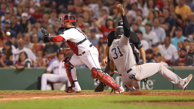 Boston Red Sox catcher Christian Vázquez