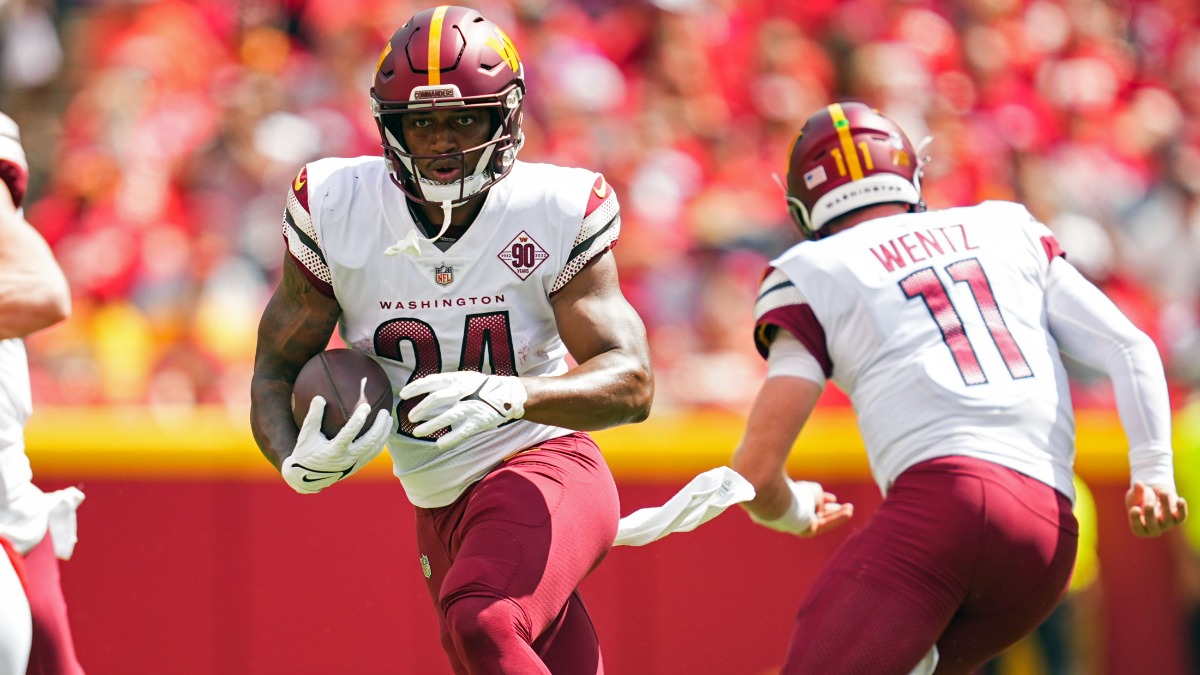 Fantasy Flames RB: Antonio Gibson no gimmick play vs. humbled Houston  National News - Bally Sports