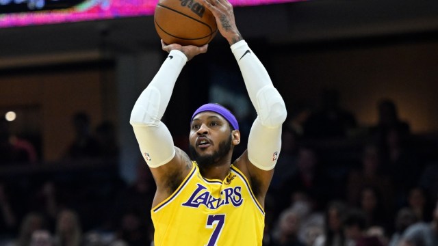 Los Angeles Lakers forward Carmelo Anthony