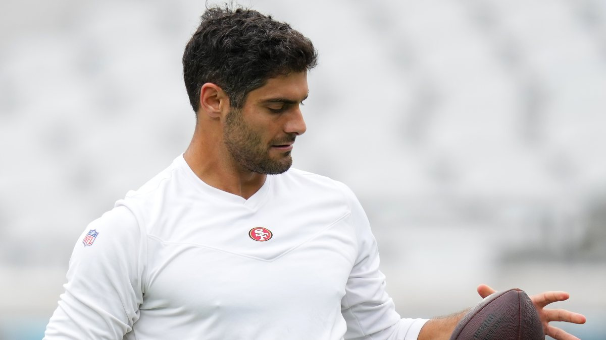 There's nothing in the rule book that says that a dog can't replace Jimmy G  as the starting quarterback : r/49ers