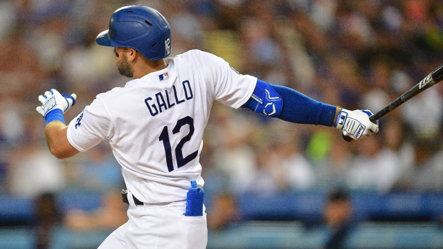 Los Angeles Dodgers outfielder Joey Gallo