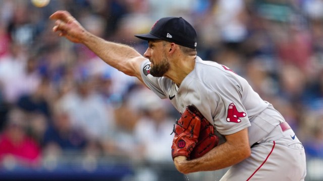 Red Sox starting pitcher Nathan Eovaldi