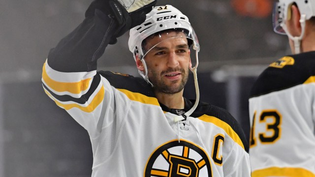 Boston Bruins captain Patrice Bergeron