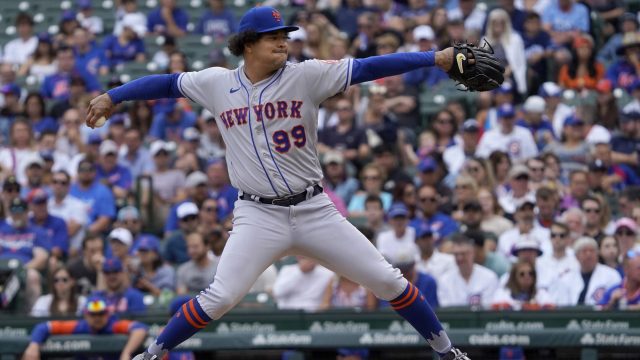 MLB: Game One-New York Mets at Chicago Cubs